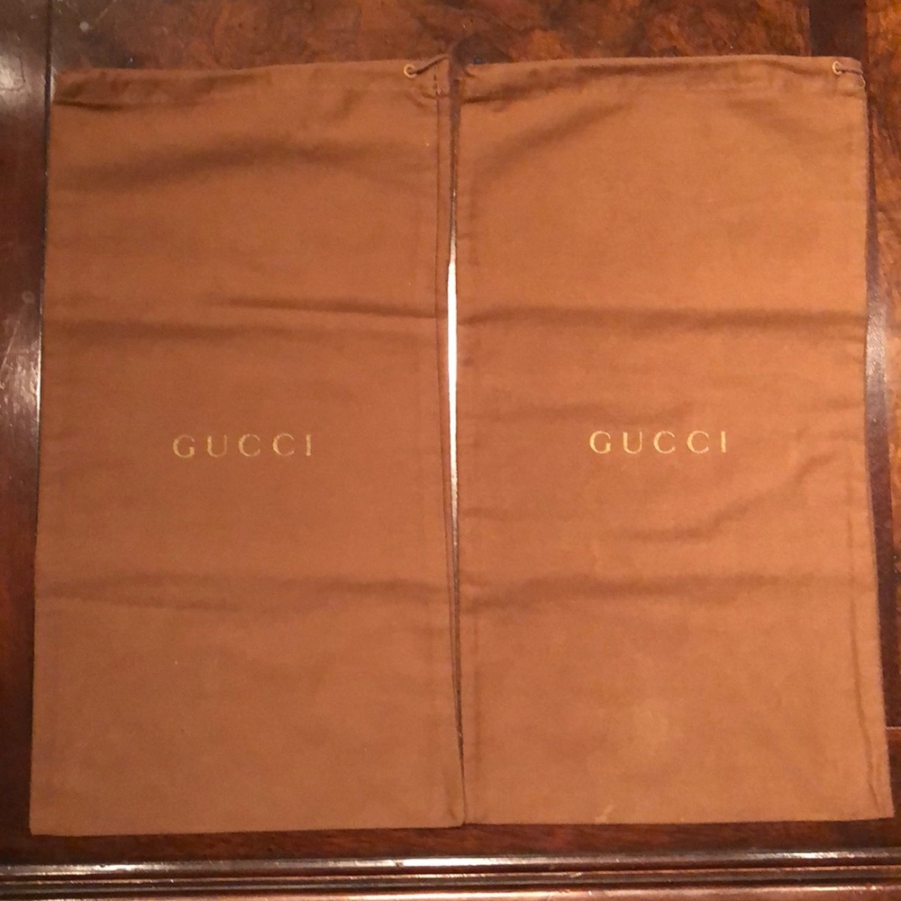 💯 brand new Pair Gucci dust bags,